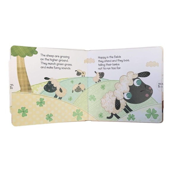 Children’s A Day on the Farm by Steph Hinton: A Pull the Tab Board Book 2014 - Picture 5 of 5